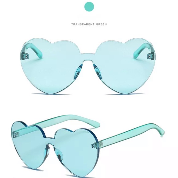 Womens heart sunglasses 🕶 eyewear - Picture 6 of 7